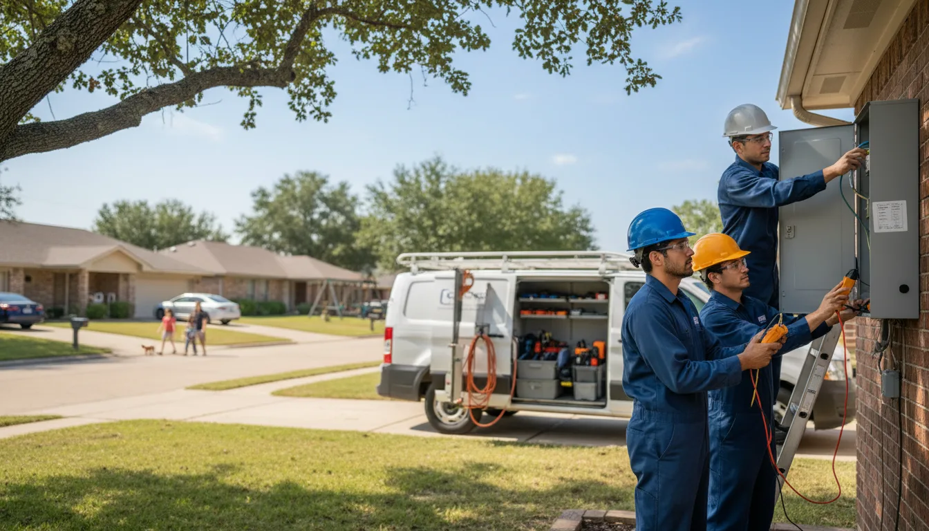 Certified electrician providing emergency electrical services in Hillman, MN